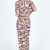 Bekka Set Brown / White