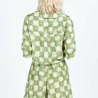 Franke Checkerboard Set Green / Beige