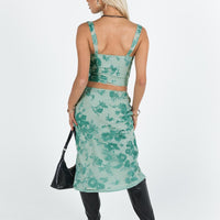 Devore Midi Skirt Multi