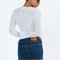 Brinkman Mini Skirt Dark Wash Denim