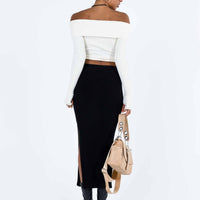 Tanna Midi Skirt Black