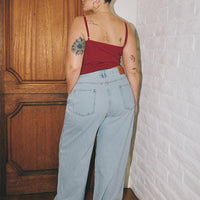 Arlington Straight Leg Denim Jeans Light Wash Curve