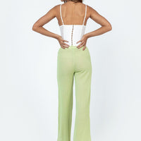 Santa Monica Knit Pants Green