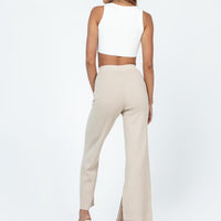 Allen Ribbed Pants Cream