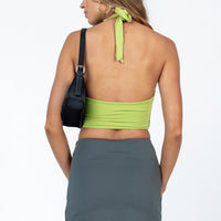 Karley Low Waist Mini Skirt Slate