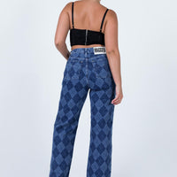 The Ragged Priest Detention Mid/Light Blue Jeans Denim