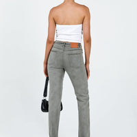 Tangmere Mid Rise Slim Jeans Grey