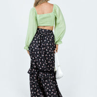 Fowler Maxi Skirt Black