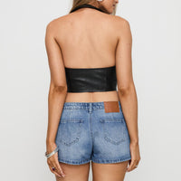 Symphony Denim Skort Mid Wash