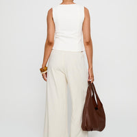Telling Lies Pants White / Green