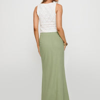 Sophia Maxi Skirt Green