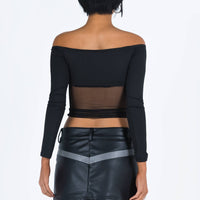 Bazley Faux Leather Mini Skirt