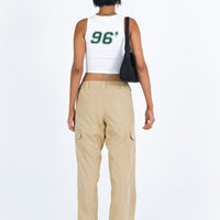 Aysa Cargo Pants Khaki