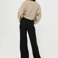 Montana Knit Pants Black