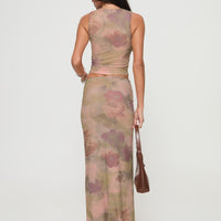 Cascadia Maxi Skirt Purple Multi