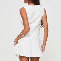 Dorothea Broderie Set White
