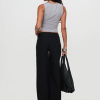 Two Lovers Low Rise Pants Black Tall