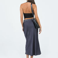 The Charmaine Maxi Skirt Slate