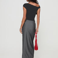 Cubeb Maxi Skirt Grey
