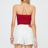 Alrita Denim Skort White