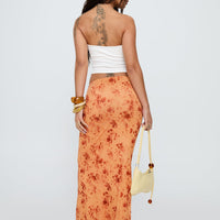 Shepherd Maxi Skirt Orange Multi