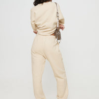 Princess Polly Track Pants Block / Cursive Text Stone