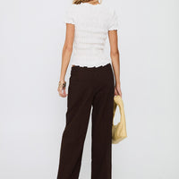 Vendi Low Rise Pant Chocolate