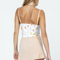 Avril Mini Skirt Beige