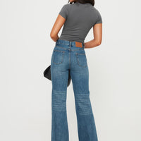 Maudie Boot Leg Jeans Mid Wash