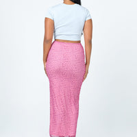 Ariel Midi Skirt Pink