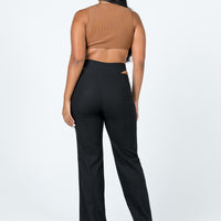 Alexia Wide Leg Pants Black