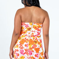 Chadwick Mini Skirt Orange/Pink