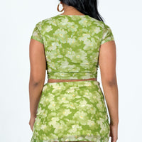 Piama Mini Skirt Green