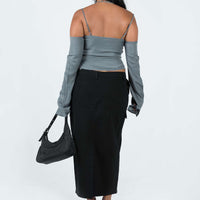 Motel Widya Skirt Panama Black