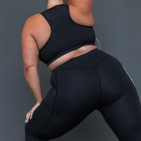 Unstoppable Activewear 7/8 Leggings Black Curve