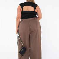 Archer Pants Brown Curve