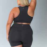 Conquer Activewear Shorts Grey Curve
