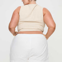 Dobby Shorts White Curve