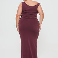 Whiley Maxi Skirt Mauve Curve
