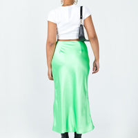 Nola Midi Skirt Green
