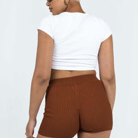 Skylar Bike Shorts Brown
