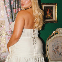 Loads Of Love Low Rise Mini Skirt Champagne Curve