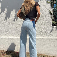 Arlington Straight Leg Denim Jeans Light Wash