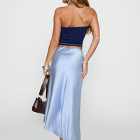 Resistance Asymmetrical Maxi Skirt Blue