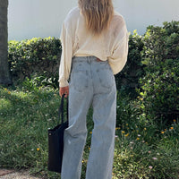 Tari Wide Leg Jeans Light Wash Denim