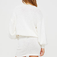 Zetna Knit Set White