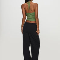 Sweet As Sugar Bow Pants Black / White