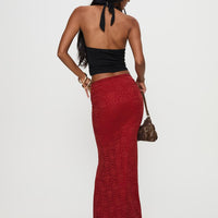 Silene Maxi Skirt Red
