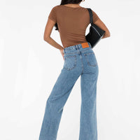 Arlington High Rise Straight Leg Jeans Mid Wash