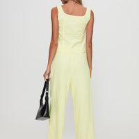 Such A Charmer Tie Up Set Yellow